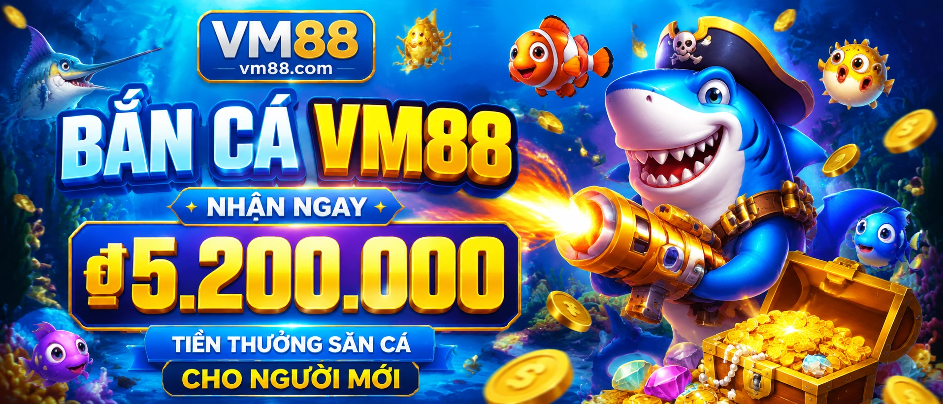 Bắn Cá Đại Dương Xanh bàn chơi đại dương