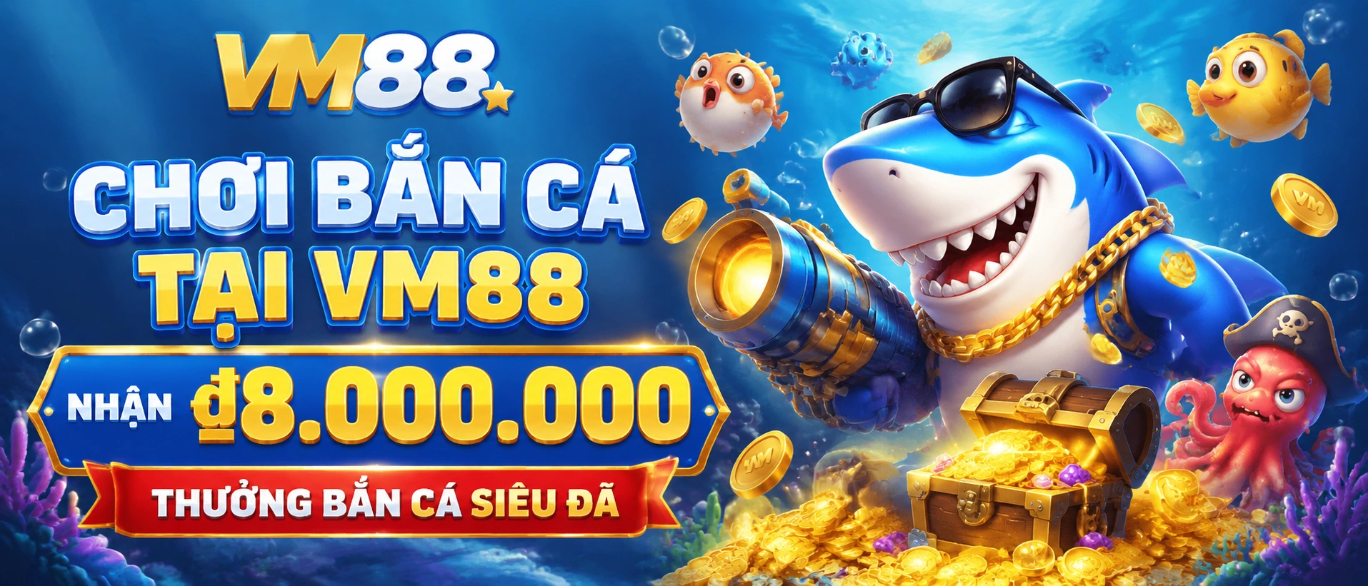 Bắn Cá Rồng Biển game 3D chủ đề rồng biển