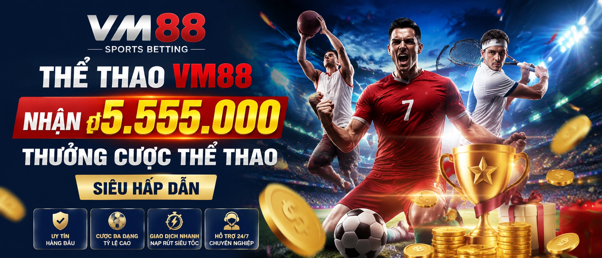 VM88 trải nghiệm thể thao tối ưu cho mobile