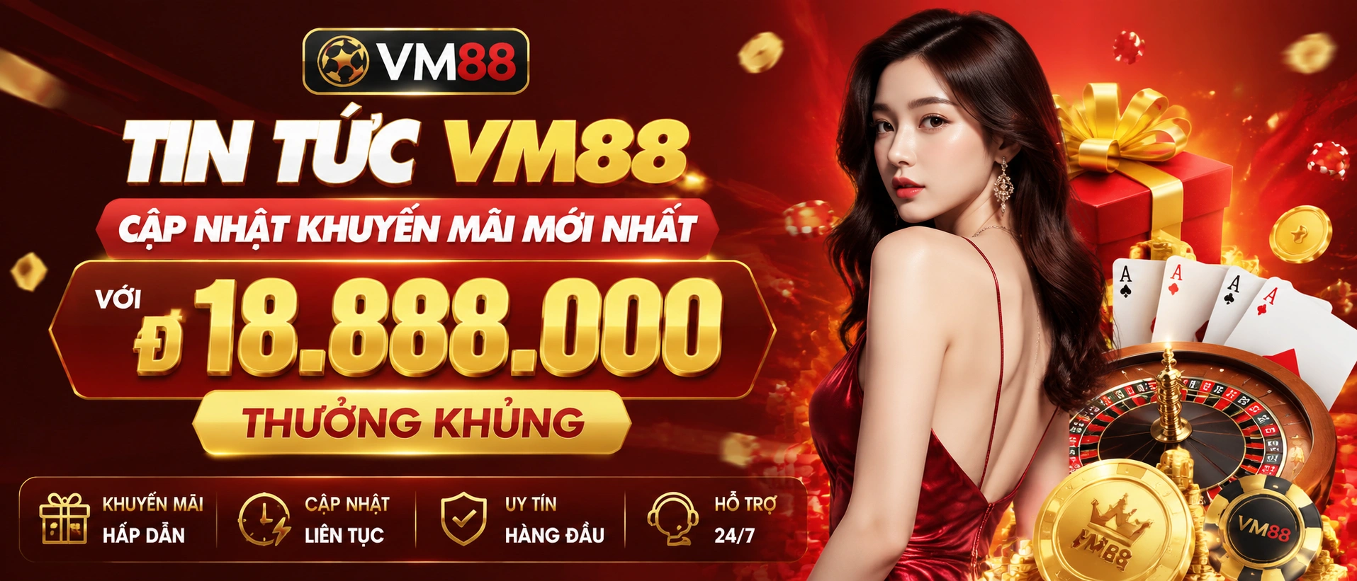 Giao diện trung tâm tin tức VM88 trên màn hình máy tính và điện thoại